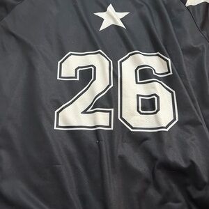 Black y2k jersey